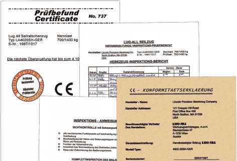 ISO, CE, Pr?fungsbericht